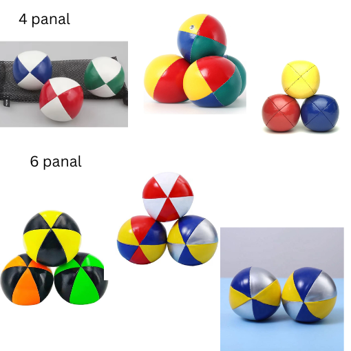 Custom Multi-Color Juggling Balls – Personalized Logo & Pattern Design